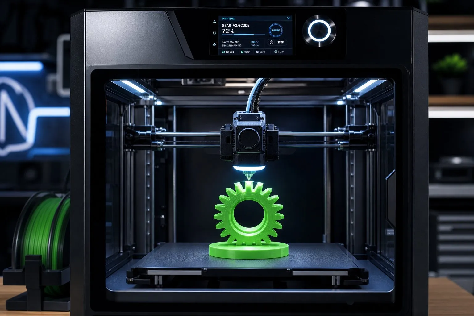 Профессиональный FDM 3D-принтер ReForm 3D в процессе печати